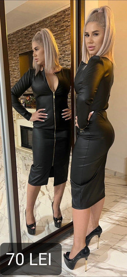 Rochie din Piele Ecologica