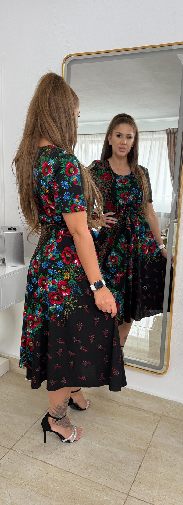 (Copy) Rochie imprimeu traditional
