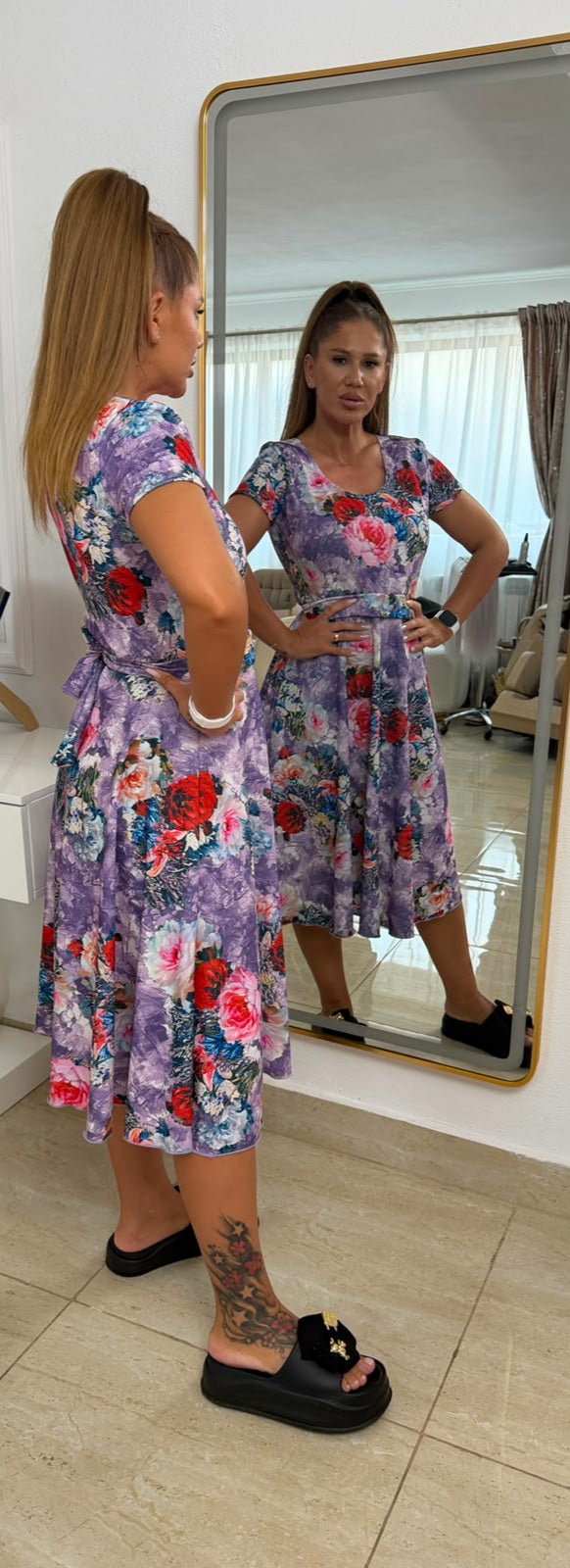 Rochie clos cu cordon